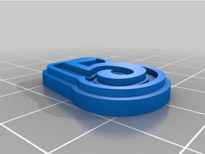 no hole 4 keychains customized 3d print model - Mito3D
