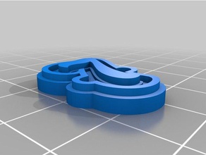 no hole 7 keychains customized 3d print model - Mito3D