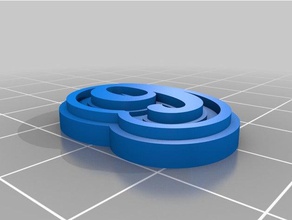 ningún hoyo 9 llaveros personalizado 3d print model - Mito3D