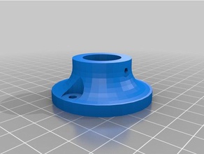 meu personalizados paramétrico tubo flange de montagem do agregado familiar personalizado 3d print model - Mito3D
