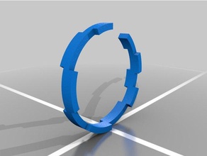 uneven bracelet bracelets 3d print model - Mito3D