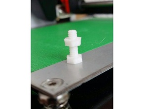 perno tuerca m4 partes nutsnbolts 3d print model - Mito3D