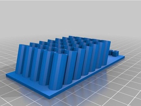 my customized multi-row 15+15 2marker holder organization 3d print model - Mito3D