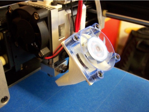 renkforce rf100 fan duct 3d printer parts 3D print model - Mito3D