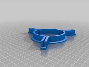il mio personalizzato modello parametrico a razzo fin strumento di allineamento utensili mano su misura 3d print model - Mito3D