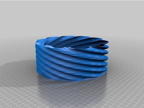 meu personalizados personalizável spirograph vaso gerador arte da matemática personalizado 3d print model - Mito3D