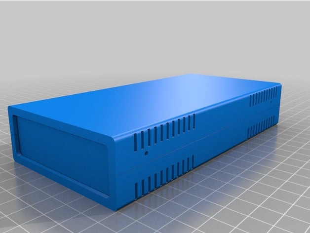 la prueba de caja 16x8 electrónica personalizado 3D print model - Mito3D