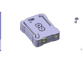 arduino uno r3 durumda Robotik kutusu monte edin 3d print model - Mito3D