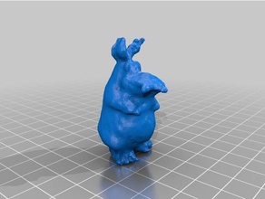 monkey man scans & Replikate makerbotdigitizer scan 3d print model - Mito3D