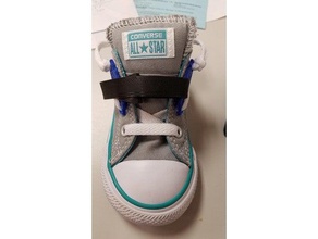 los niños zapatos de cordones velcro adaptador accesorios 3d print model - Mito3D
