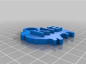 pomeranian kia Anahtarlık özelleştirilmiş 3d print model - Mito3D