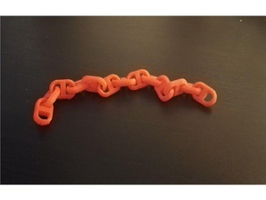 fidget chain art calibration keychain mechanical toy 3d print model - Mito3D