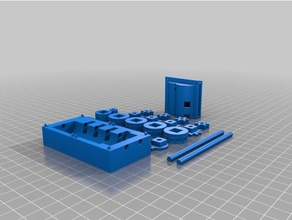 my customized 3-filament odometer 3d printer accessories 3d print model - Mito3D