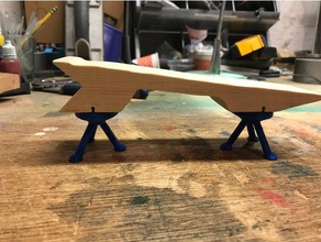 pinewood derby car painting stand toy & game accessories cub scouts paint scouting 3d print model - Mito3D