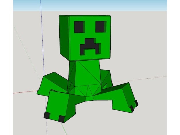 creeper legs creatures minecraft 3D print model - Mito3D