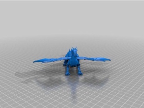 kopieren Drachen 3d-drucken 3d print model - Mito3D