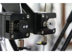 extrusora de botão duplo cor Impressora 3d extrusoras átomo 2,5 ex d-força 3d print model - Mito3D