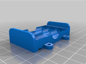 aaa battery holder electronics customized 3d print model - Mito3D