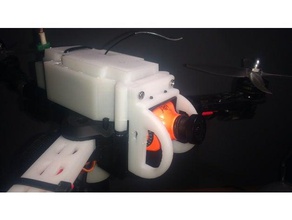triade - coperchio superiore & montaggio videocamera La stampa 3d caso drone mod la modifica stampato tricopter quanum trifecta 3d print model - Mito3D