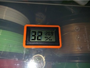 thermo & igrometro telaio utensili caselle filamento di dialogo fotogramma montaggio il termometro 3d print model - Mito3D