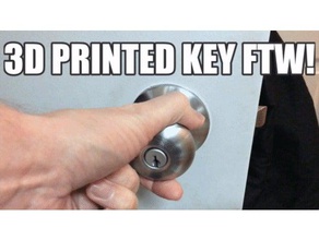 schlage sc1 key maker 3d-drucken lockpick Schlüssel keymaker lock lockpicking Schlosser smith 3d print model - Mito3D