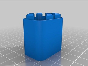 eneloop aaa bottom2 containers customized 3d print model - Mito3D