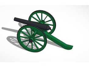 la guerra civil cannon modelo las estructuras de edificios 3d print model - Mito3D