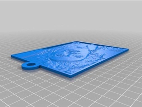 drop dead fed lithopane 2d art customized 3d print model - Mito3D