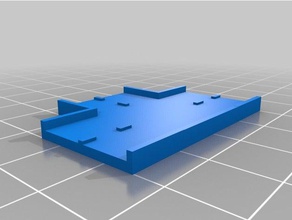 modelo t de la intersección del camino La impresión en 3d carretera sim city 3d print model - Mito3D