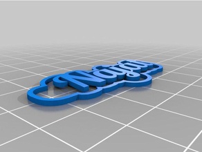 najat2 llaveros personalizado 3d print model - Mito3D