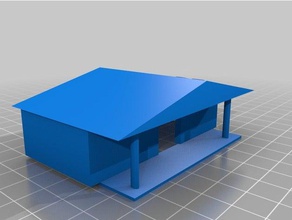 tinkercad casa 1 A impressão 3d 3d print model - Mito3D
