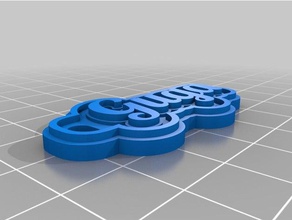 guga llaveros personalizado 3d print model - Mito3D