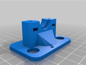 tronxy x3 single dual e3d v6 bolt mount 3d printer parts 3d print model - Mito3D