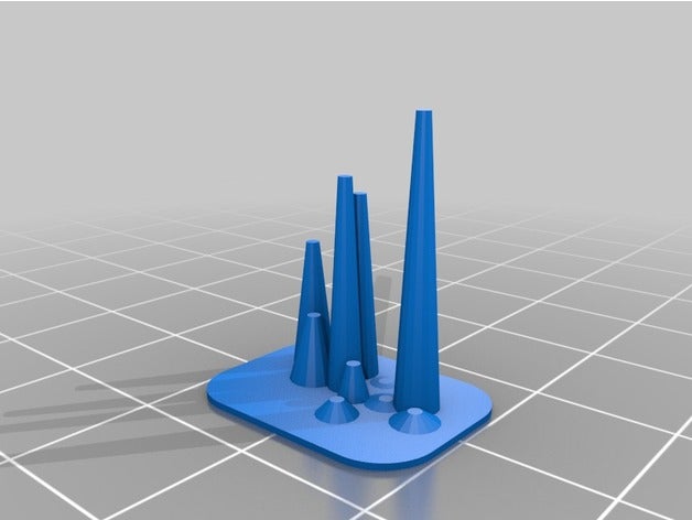 10 15 25 retrazione Stampa 3d prove su misura 3D print model - Mito3D