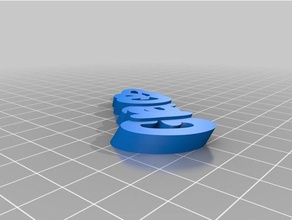 la gracia de llavero organización personalizado 3d print model - Mito3D