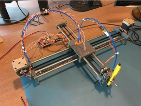 drawingbot başını döndürmek kalem dolma geliştirildi elektronik arduino bot cnc diy çizin çizim grbl makine çizici Robotik merdiven var 3d print model - Mito3D