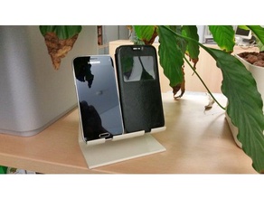 çift cep telefonu tutucusu 3d yazıcı aksesuarları 3d print model - Mito3D