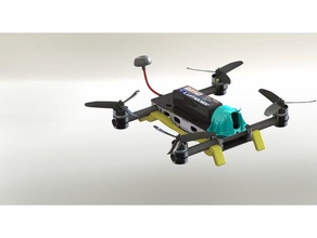 versacopter i piedi di appoggio r c veicoli drone l'atterraggio carrello atterraggio quad v2 wuad 3d print model - Mito3D