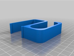 personalizado suporte do cabo - ikea linnmon 35mm organização 3d print model - Mito3D