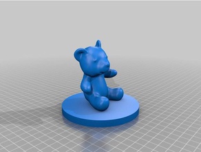 teddy bear photogrammetry toy & game accessories animation 3d print model - Mito3D