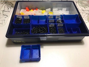 small stackable storage boxes tool holders & 3d print model - Mito3D