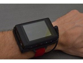 d1 fpv dvr wrist mount r c vehicles recorder watch 3d print model - Mito3D