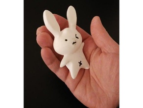 rabbit gmc animals bunny cute lapin 3d print model - Mito3D