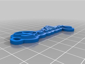 dorothy Schlüsselanhänger kundengebundene 3d print model - Mito3D