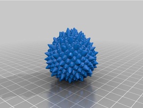 spiky ball uovo di drago arredamento su misura 3d print model - Mito3D