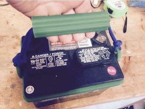 Akku-Träger Werkzeug-Halterungen & - Boxen 12v Batterie-Halter Träger tragen walmart 3d print model - Mito3D