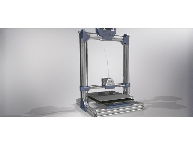 prusa z-kemer 23x23x32 çalışma ilerleme 3d yazıcılar yazıcı baskı çizgi i3 reprap 3D print model - Mito3D