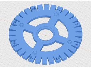 kumihimo-4mm diy flechten Webstuhl 3d print model - Mito3D