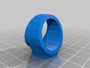 asclepius ring accessories customized 3d print model - Mito3D