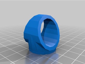 klingon anneau accessoires personnalisé 3d print model - Mito3D